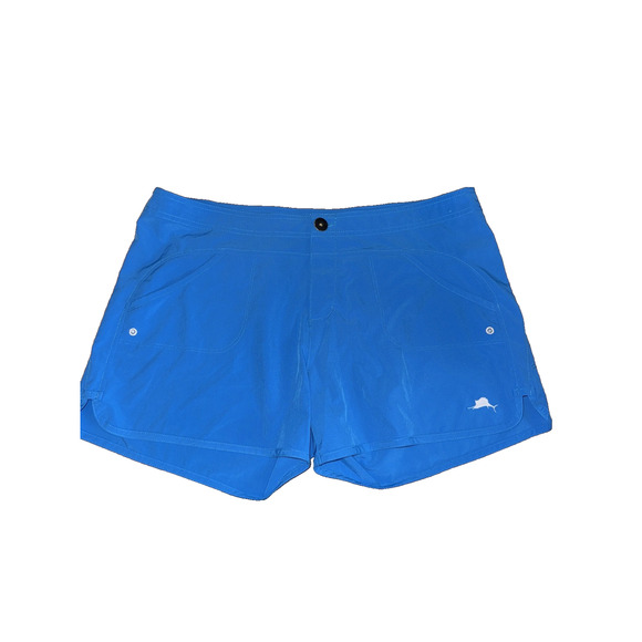 Pelagic‎ OceanFlex Hybrid Shorts Womens Sz 12 Blue Performance Fishing Active - Picture 1 of 11